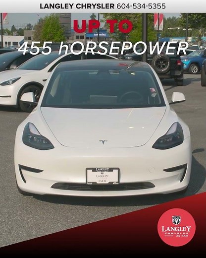 ⚡️ 2021 Tesla Model 3 | Just 10,000 KM | Now at Langley Chrysler! 🚗