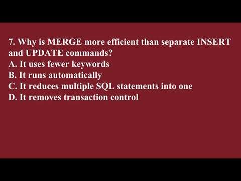 Using the MERGE Command for Efficient Data Management | Q3 Oracle L4 P3 | SMILE ROAD