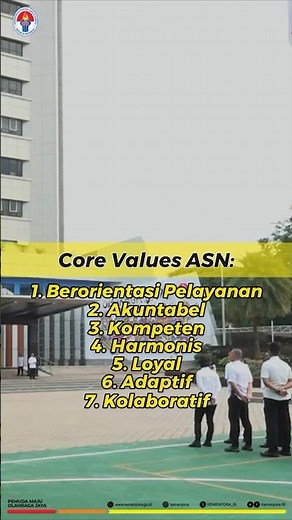 Core Values ASN BerAKHLAK