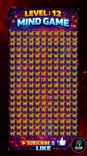 Level 12: Only a Legend Can Find BOTH 'M'! 🕵️‍♂️🔥 #MindGame #alphabetchallenge #Shorts #puzzle