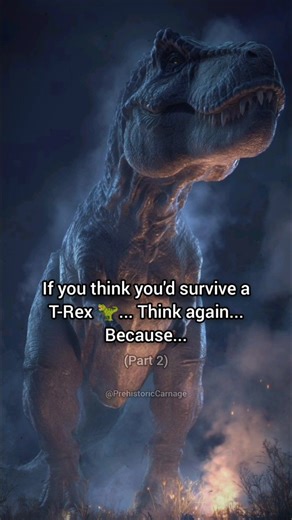 Prehistoric Carnage™ on Instagram: "It didn’t roar before it killed. It moved in silence - padded feet gliding through forests, eyes locked forward like a sniper’s scope. It could smell death long before it saw it, and once it did, there was no escape. Even its tail was a weapon one swing could shatter bones. Its stomach melted everything it devoured, leaving not a single trace. And the worst part? Sorry, there's no worse than a T.Rex preying on you. #dinosaur #dinosaurs #prehistoric #paleontolo