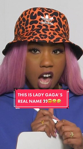 Do you know #LadyGaga’s real first name? 👀 Watch the FULL trivia video on our YouTube!!! 🤩😂 #trivia #popquiz