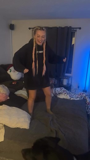 Gets bodied by a dog #explorepage #whatisthedeelz #explore #virals #reelsfbシ #foryourpage #fypchallenge | Adelia Acker