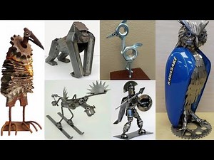 70+ Scrap Metal Decorative Art Ideas