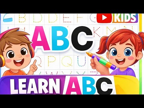 🌈 A to Z Alphabet Writing for kids ✍️ | ABC Song for kids 🎵 | Dotted Tracing for Toddlers