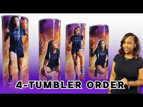 How I Price & Complete a 4-Tumbler Custom Order (Design, Labor & Costs)
