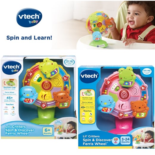 VTech Baby Lil' Critters Spin and Discover Ferris Wheel