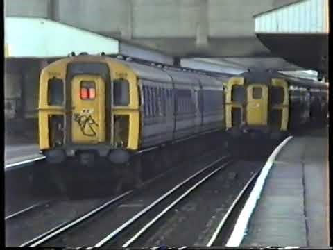 British Rail Network SouthEast 1990-Woking with Class 47, 50, 442 & Southern Region Slam Door EMUs