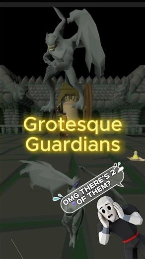 🗿DAY 20 - GROTESQUE GUARDIANS IN 60 SECONDS🗿 #oldschoolrunescape #runescape #slayer #boss