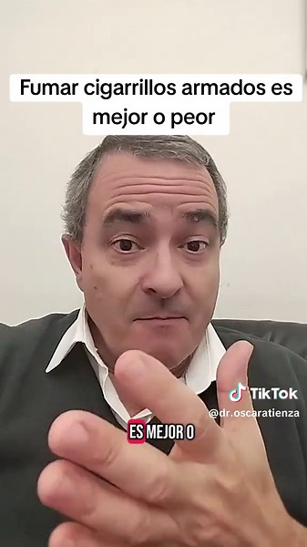 fumar cigarrillos armados es mejor o peor