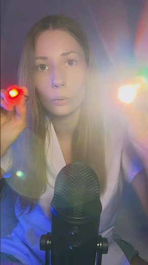 Soothing ASMR Eye Exam | Look at the White Light 👁️ Relaxation #asmrsleep #relaxingasmr