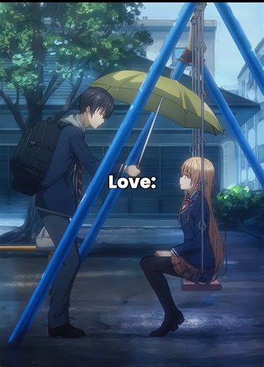 Love Story Inspired by an Umbrella in Anime