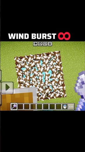 Wind burst... #minecraft #trending