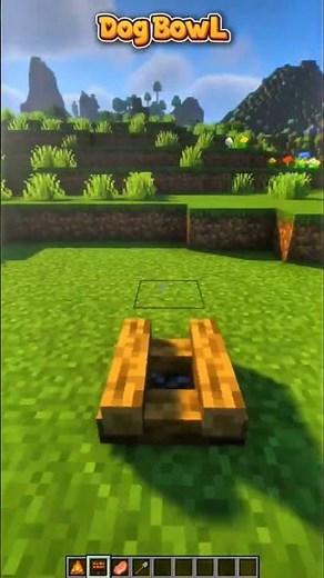 How To Make Dog Bowl in Minecraft | Minecraft BuildHacks #minecraft #trend #buildhacks