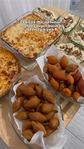 25 kişilik iftar menümüz #ramazan #iftar #food