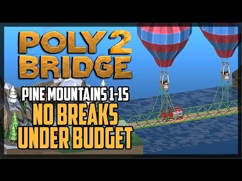 Poly Bridge 2 Level 1-15 Hydraulic Management Solution