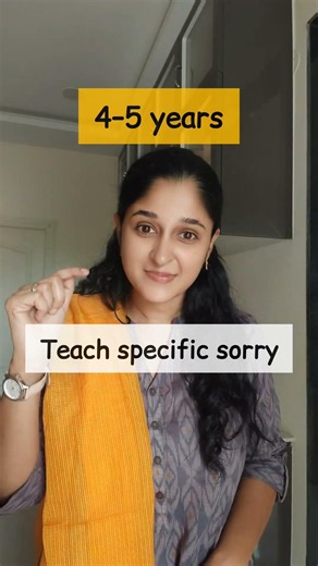 Right Age to Teach Children to Say Sorry