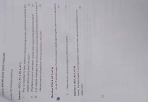 Question 1(SO 3, AC 1, SO 4, AC 2)I. Why is it important for... | Filo