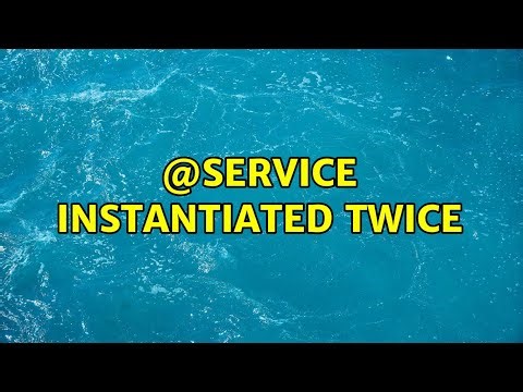 @Service instantiated twice (2 Solutions!!)