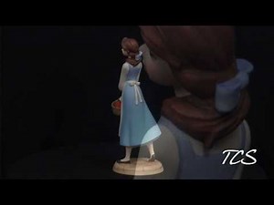 Disney WDCC Beauty And The Beast Belle In Blue Dress Dreaming Of A Great Wide Somewhere