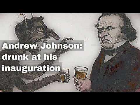 4th March 1865: Andrew Johnson, US Vice President, is drunk while delivering his inaugural address