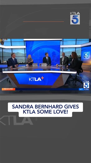 11K views · 126 reactions | EVERYBODY LOVES KTLA Comedian and actress Sandra Bernhard revealed her L.A. friends LOVE us! Don't worry, she does too 藍 | KTLA 5 Morning News | Facebook
