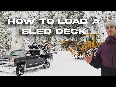 Avoid These Mistakes! How to Load a Snowmobile on a Sled Deck