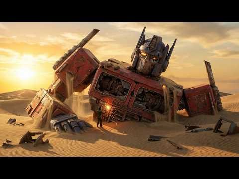Restoring Optimus Prime Buried in the Sahara Desert for 45 Years | ASMR Restoration