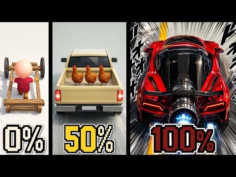 Aku 100% GEROBAK JADI MOBIL SPORT di Build Your Vehicle