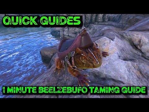 How To Tame A Beelzebufo In Less Than A Minute - Ark Quick Guides