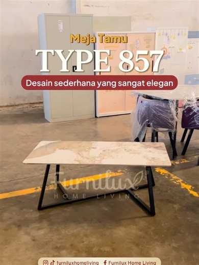 ✨ MEJA TAMU TYPE 857 ✨ Hadir dengan desain modern dan tampilan elegan yang bikin ruang tamu terlihat lebih mewah. Cocok untuk rumah minimalis maupun konsep contemporary. Buka setiap hari jam 08.00 - 18.00 WIB 📍MEDAN Jln. Medan - Binjai KM 13,8 (Google Maps:Furnilux Home Living) 📍PEKANBARU Komplek Pergudangan Avian Blok A 27, Jalan Siak II, Payung Sekaki, Pekanbaru 📍PALEMBANG Jln. Tj. Siapi-Api Komplek Pergudangan Palembang Star 1 Blok C. 5 & 6, Palembang Pembayaran CASH dan KREDIT ✔ 📱online 