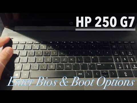 HP 250 G7 ∆ How To Enter Bios Configuration Settings & Boot Options ∆USB Boot Key