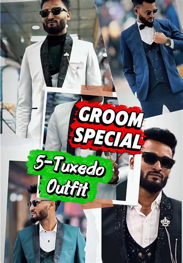 Floral Tuxedo Ideas: 5 Stylish Outfits for Grooms