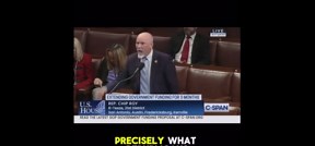 The House Has Voted Against the Continuing Resolution...Chip Roy Said This