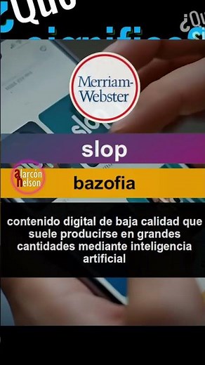 What does slop mean? Merriam-Webster's 2025 Word of the Year