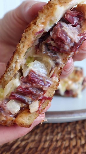Reuben Sandwich with Slow Cooked Corned Beef Recipe