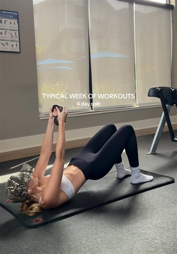 My Weekly Workout Routine: 4-Day Split Explained