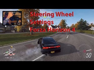 Forza Horizon 4 Realistic settings for Steering Wheel