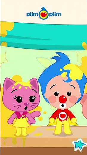 Learn Colors & Dance to A Ram Sam Sam with Plim Plim! 🔵🟡 #aramsamsam #kidshorts #plimplim