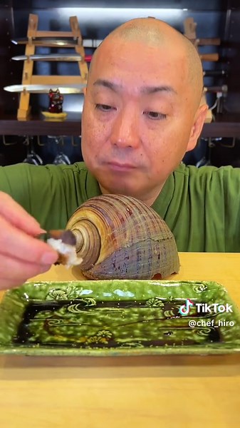 First Time Eating Rare Shellfish Sushi Experience