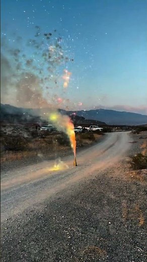 20-Foot Firework Fountain Ignites the Sky! 🔥