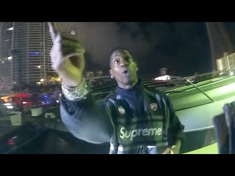Bodycam footage shows arrest of Travis Scott