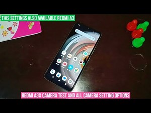 xiaomi redmi a3x camera test and all camera setting options a3