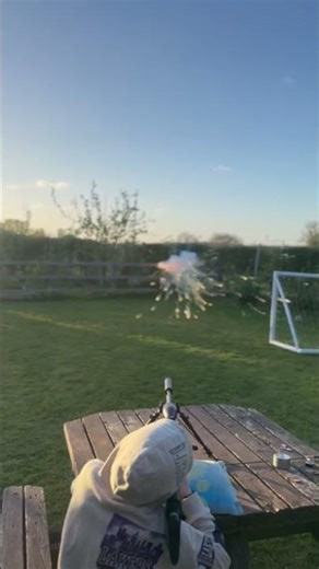 Shooting a explosive target