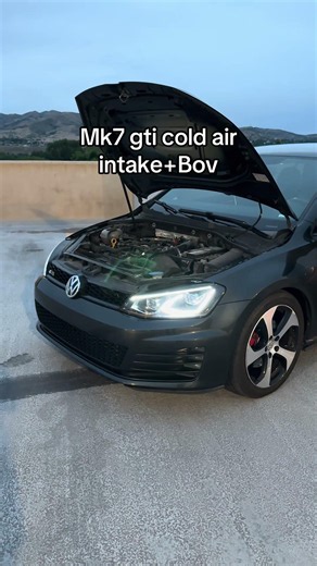 MK7 GTI + Cold Air Intake + BOV = the perfect turbo noises 🔥🚗💨