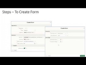 How to create Form in Oracle APEX