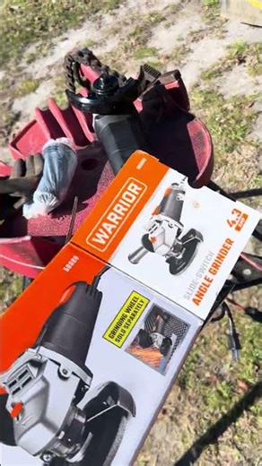 New Harbor freight Warrior grinder 4.3amp ￼#harborfreight #tooltest #grinder #harborfreighttools
