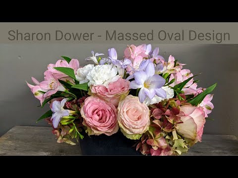 How to make a Massed Oval Flower Arrangement