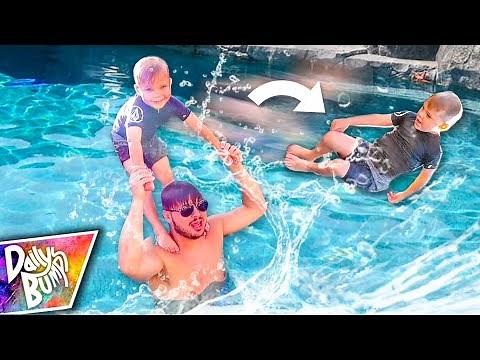BACKYARD WATERPARK SWIMMING POOL PARTY!