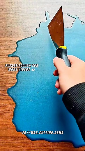 Blue colour wax peeling ✨💙 Clean cuts. Pure satisfaction. ✂️🕯️ #WaxSlice #SatisfyingWax #CalmCuts #ASMRWaxCutting #SmoothSlices #ReelsASMR #GlobalSatisfyingVideo #ASMRTrend #RelaxingReels #OddlyCalming #ReelsForYou #TrendingReels #ViralReels2025 #SatisfyYourMind #SoothingContent | Wax Cutting ASMR